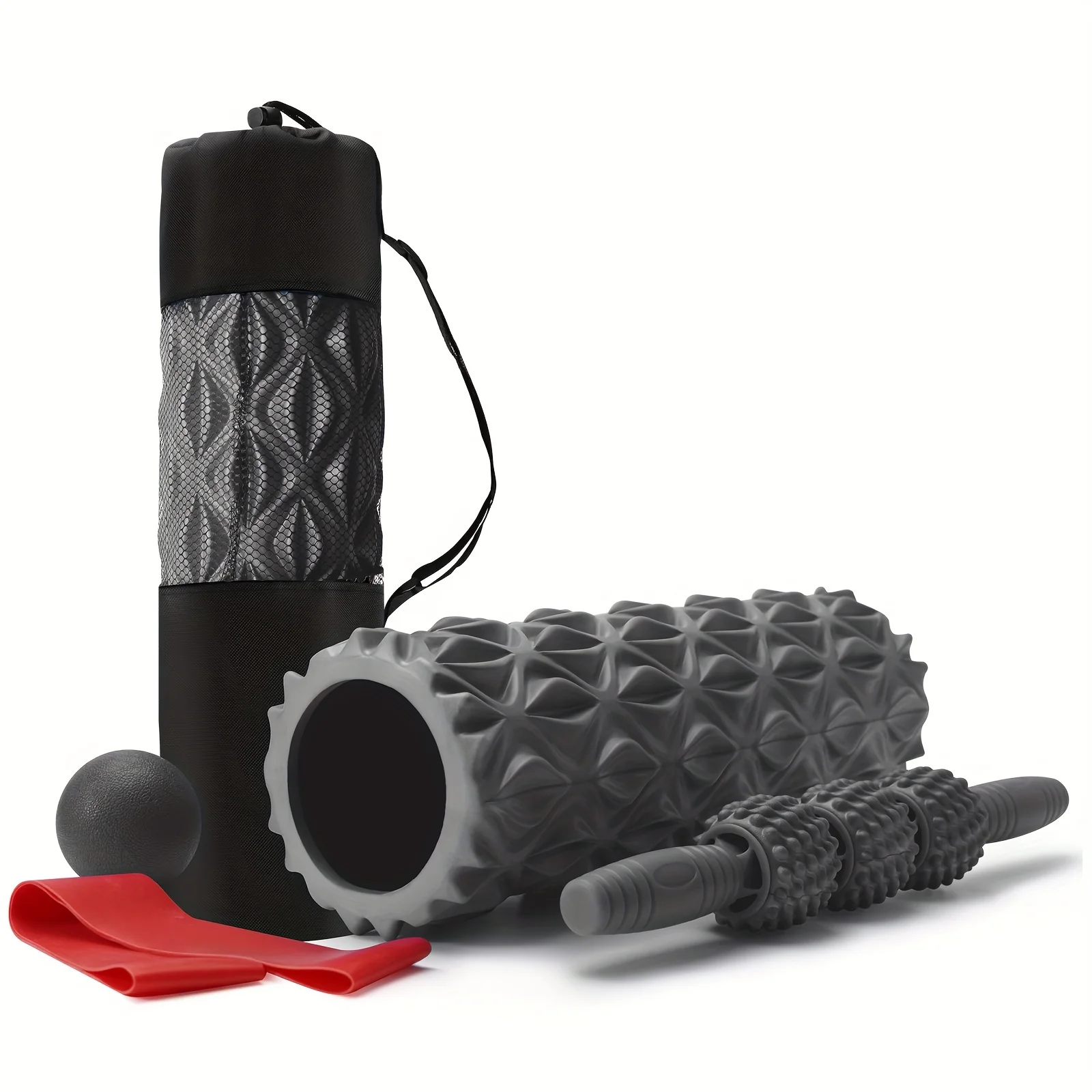 5-in-1 Foam Roller Set For Deep Tissue Massage, Muscle Improved Mobility, High-Density Back Roller For Whole Body Relieves Muscle Pain Muscle Massage